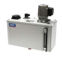 Vogel / SKF single line Pump MFE5-BW15 - Oil - 230/400 Volt (50 Hz) - 15 Liter - 0,5 l/min - Without control - With fill-level switch - With Metal reservoir