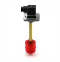 WS32-2+B27 - Vogel / SKF Fill level switch WS32 - Switching point: 1 - Min. fill-level (Changeover) - Length: 130 mm - Rectangular plug with cable socket without LED