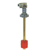 WS33-S10+V85 - Vogel / SKF Fill level switch WS33 - Switching points: 2 - Min. fill-level (NC contact) / Max. fill-level (NO contact) - Length: 200 mm - Round plug with cable socket and LED