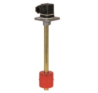 WS35-2+B97 - Vogel / SKF Fill level switch WS35 - Switching points: 2 - Min. fill-level (NC contact) / Advance warning (NO contact) - Length: 140 mm - Rectangular plug with cable socket without LED