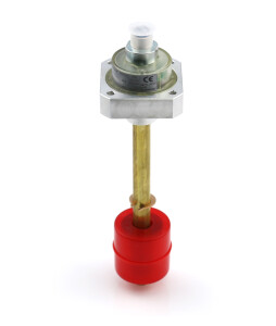 WS35-S30+B37 - Vogel / SKF Fill level switch WS35 - Switching points: 2 - Min. fill-level (NC contact) / Advance warning (NO contact) - Length: 300 mm - Round plug M12x1 with LED