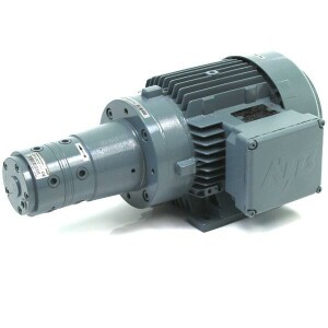 ZM1035+140 - Vogel / SKF 20-circle Gear Pump ZM1002 - 10 x 0,45 l/min - 16 bar - 230/400 Volt - Foot units for mounting separately from the oil tank