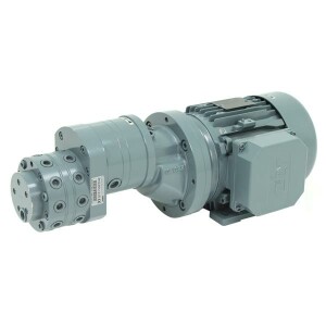 ZM2202+140 - Vogel / SKF 20-circle Gear Pump ZM2202 - 20 x 0,035 l/min - 20 bar - 230/400 Volt - For mounting separately from the oil tank
