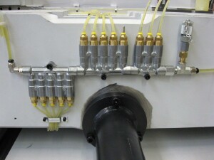 391-100-40000-00-V - Vogel / SKF MonoFlex Pre-lubrication distributor 391 - For fluid grease - Outlet: 1 - 0,10-0,30 cm³
