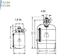 Bijur Delimon ONL02-V - Microneedle oiler ON-L - outlet G 1/2"