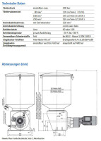 Bijur Delimon BSB01A01OA00-V - Dual-line Pump BS-B - 1 outlet - 230/400V - 60 liter