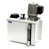 MFE5-BW7-V - Vogel / SKF single line Pump - Oil - 6 Liter - 0,5 l/min - With fill-level switch - With Metal reservoir