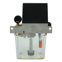 MKF1-11B-V - Vogel / SKF single line pump - Fluid grease - 1,8 Liter - 0,1 l/min - Plastic resevoir - Without control