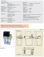 MKF1-11B-V - Vogel / SKF single line pump - Fluid grease - 1,8 Liter - 0,1 l/min - Plastic resevoir - Without control