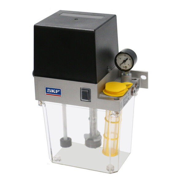 MKU1-11B-V - Vogel / SKF single line pump - Oil - 2 Liter - 0,1 l/min - Plastic resevoir - Without control