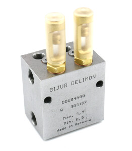 Bijur Delimon DDU04A00 - Dual-line distributor DDU - 4...