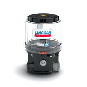 644-41072-3 - Lincoln Progressiv pump P203_E-_4XLBO-C00-24-AA00FB00-V10Z - 24V - 350 bar - Reservoir: 4 Liter (Cover, Fill level monitoring) - Thread: G1/4