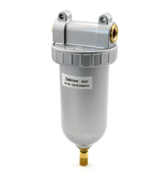 Bijur Delimon 124162442 - Pressure filter FA-CK G1/4 40µm metal reservoir
