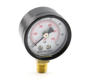 Bijur Delimon 23411 - pressure gauge - 0-60 bar - 1/8NPT...